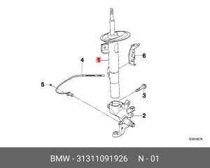 Амортизатор подвески 31311091926 BMW