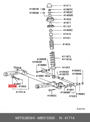 Втулка торсиона MB515500 MITSUBISHI
