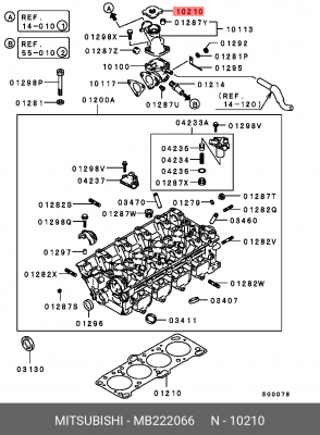Пробка радиатора MB222066 MITSUBISHI