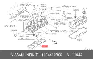 Прокладка ГБЦ 11044-10B00 NISSAN