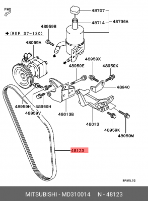 Ремень приводной MD310014 MITSUBISHI