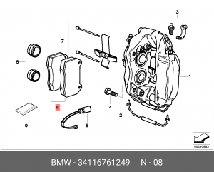 Деталь 34116761249 BMW