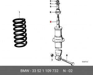 Амортизатор подвески 33 52 1 109 732 BMW