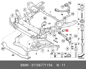 Сайлентблок 31 10 6 771 194 BMW