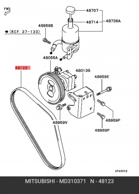 Ремень приводной MD310371 MITSUBISHI