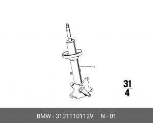 Амортизатор подвески 31 31 1 101 129 BMW