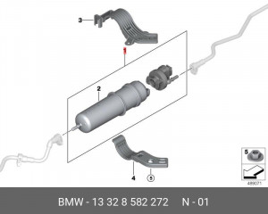 Фильтр топливный 13 32 8 582 272 BMW