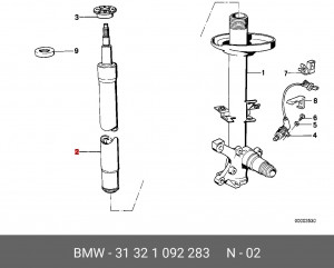 Амортизатор подвески 31 32 1 092 283 BMW