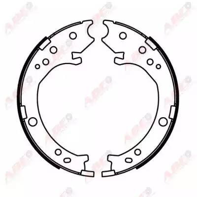 Колодки тормозные барабанные C04020ABE ABE