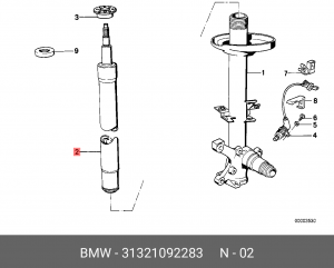 Амортизатор подвески 31 32 1 092 283 BMW