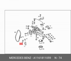 Деталь A 116 181 10 59 MERCEDES BENZ