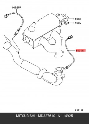 Датчик кислородный (лямбда-зонд) MD327610 MITSUBISHI