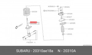 Амортизатор подвески 20310AE18A SUBARU