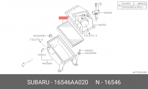 Фильтр воздушный 16546AA020 SUBARU