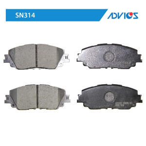 Колодки тормозные дисковые SN314 ADVICS