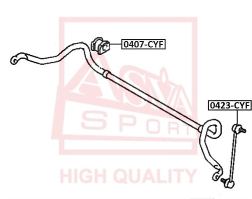 Стойка стабилизатора 0423-CYF ASVA