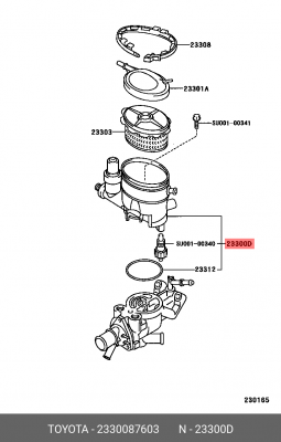 Фильтр топливный 23300-87603 DAIHATSU