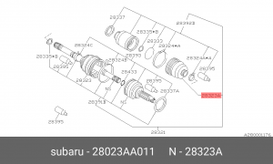 Пыльник ШРУСа 28023-AA011 SUBARU