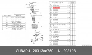 Амортизатор подвески 20313AA750 SUBARU