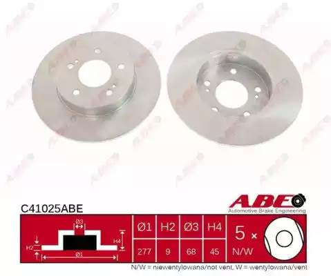 Диск тормозной C41025ABE ABE