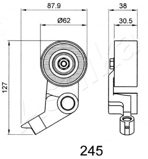 Ролик ремня ГРМ 45-02-245 ASHIKA