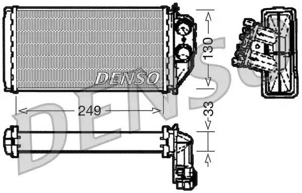 Радиатор отопителя DRR21002 DENSO