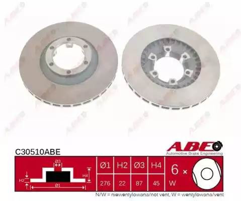 Диск тормозной C30510ABE ABE