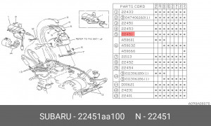 Деталь 22451AA100 SUBARU