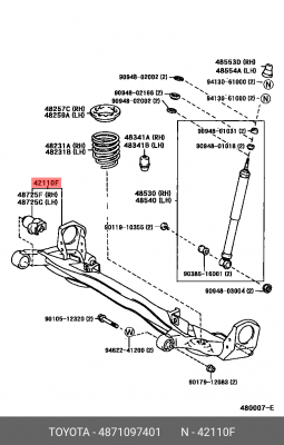 Деталь 48710-97401 DAIHATSU